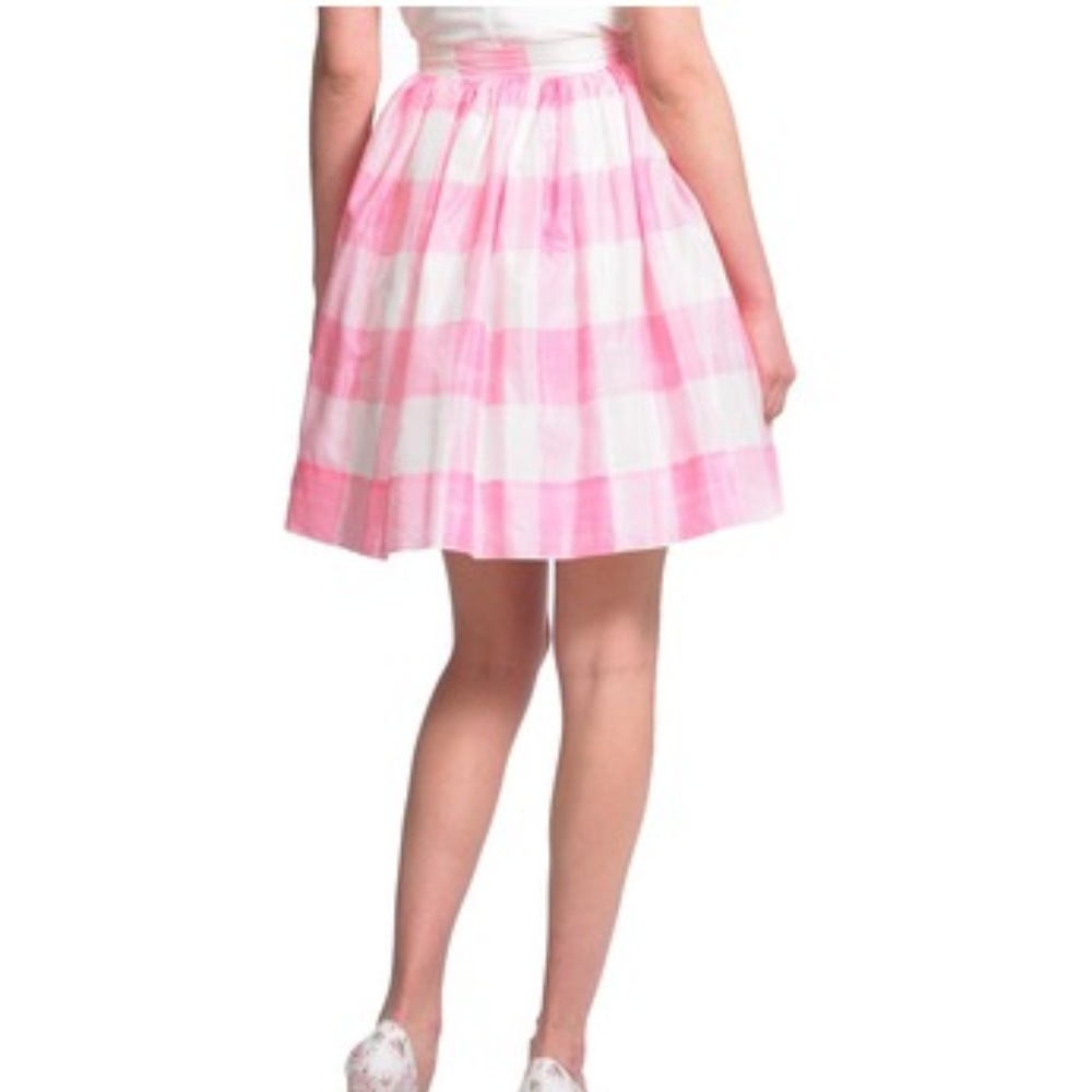 Liz Claiborne Gingham-Print Dirndle Skirt NEW